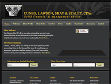 Tablet Screenshot of cuneo-cpa.com